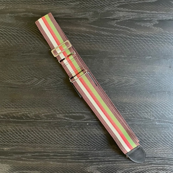 VINTAGE Ghepard (Italy) Retro Striped Adjustable Luggage Strap / Band / Belt - Picture 4 of 4